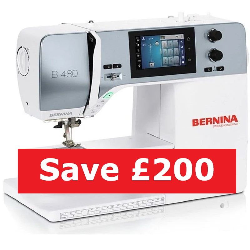 Bernina 480 - save £200 (usual price £1895)