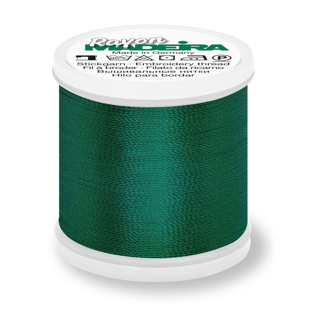 Madeira Rayon No.40 - 1103 Dark Green - 200 metres