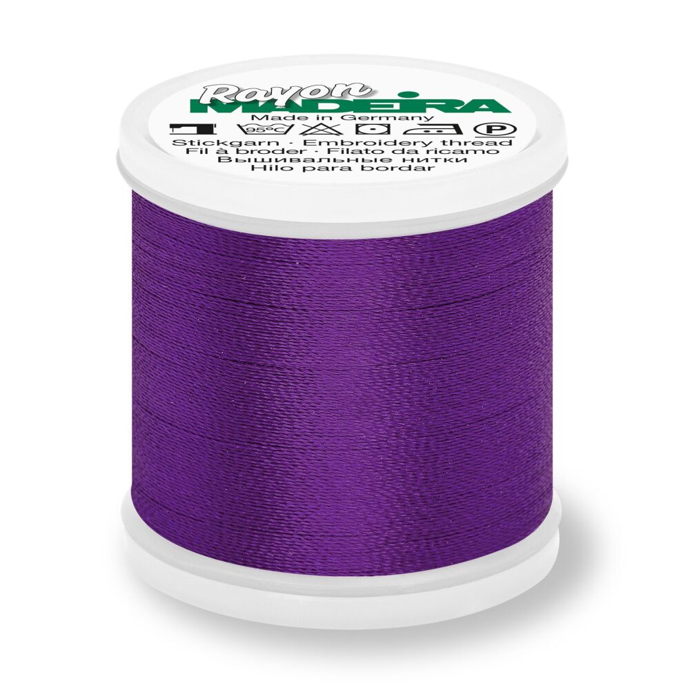 Madeira Rayon No.40 - 1122 Deep Lilac - 200 metres