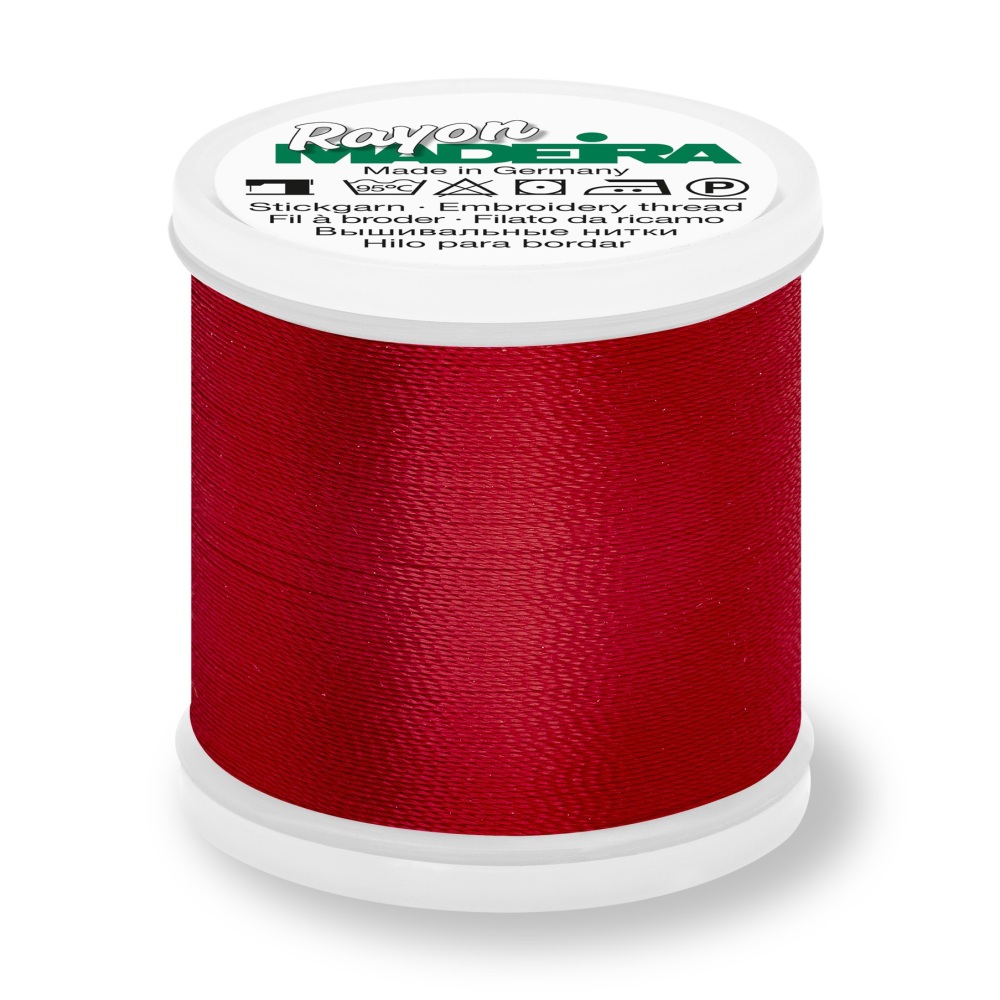 Madeira Rayon No.40 - 1181 Candy Apple Red - 200 metres