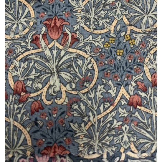 Inspired by Morris - Country Floral (Blue) - 65730-102 - Nutex Fabrics