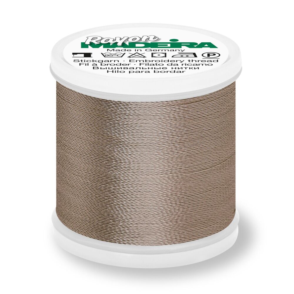 Madeira Rayon No.40 - 1128 Taupe - 200 metres