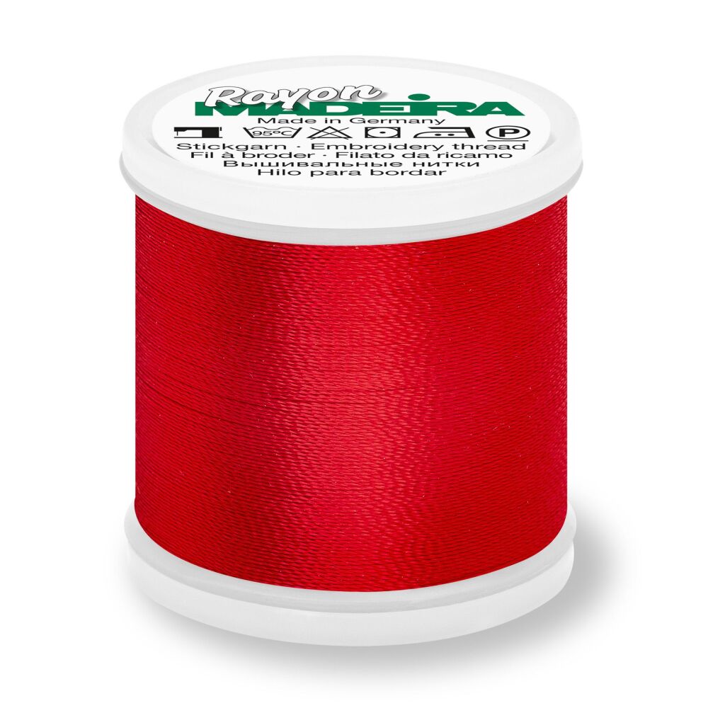 Madeira Rayon No.40 - 1147 Christmas Red - 200 metres