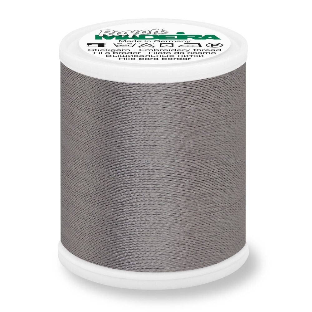 Madeira Rayon No.40 - 1041 Polished Pewter - 1000 metres