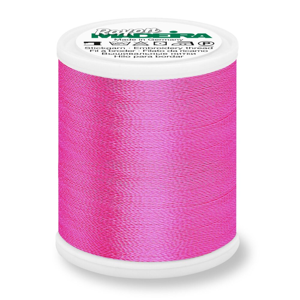 Madeira Rayon No.40 - 1117 Flamingo Pink - 1000 metres