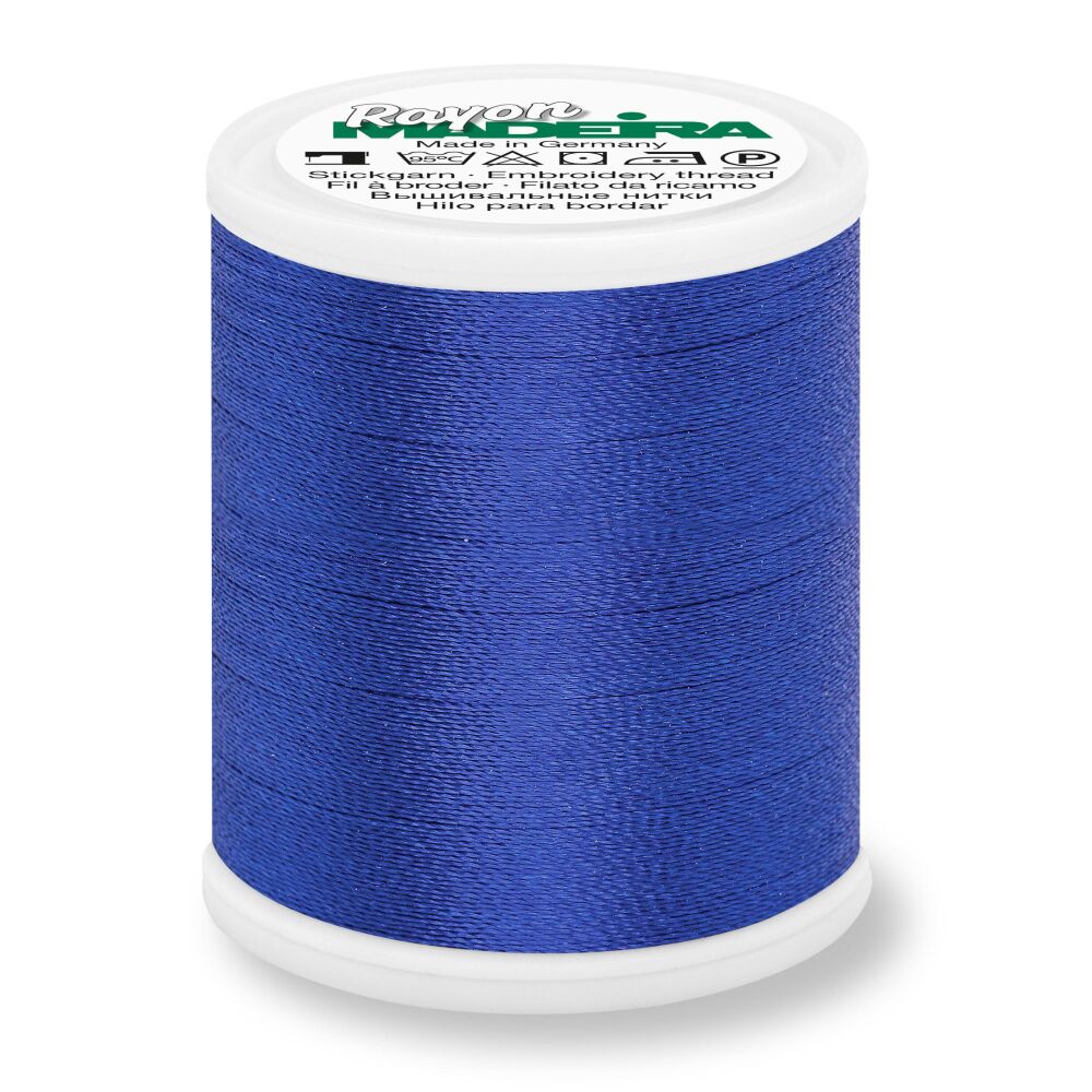 Madeira Rayon No.40 - 1134 Royal Blue - 1000 metres