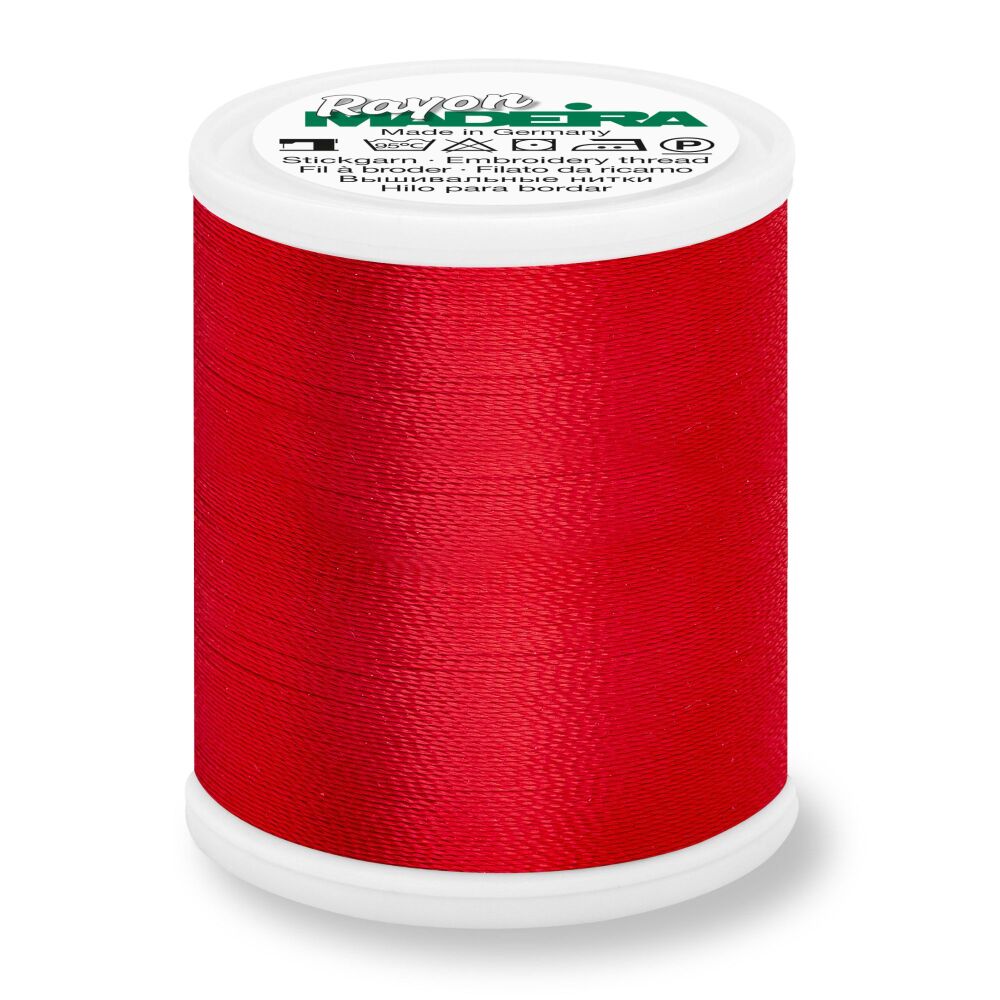 Madeira Rayon No.40 - 1147 Christmas Red - 1000 metres