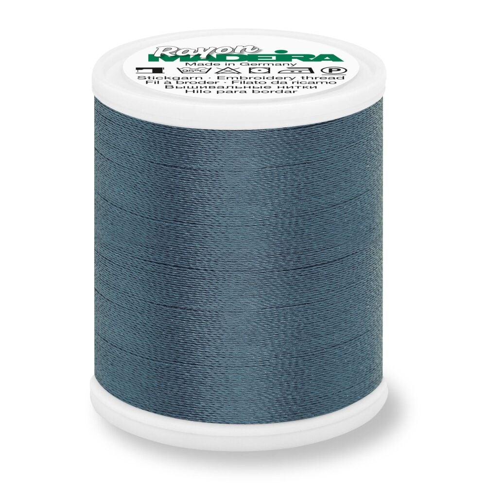 Madeira Rayon No.40 - 1160 Antique Blue - 1000 metres