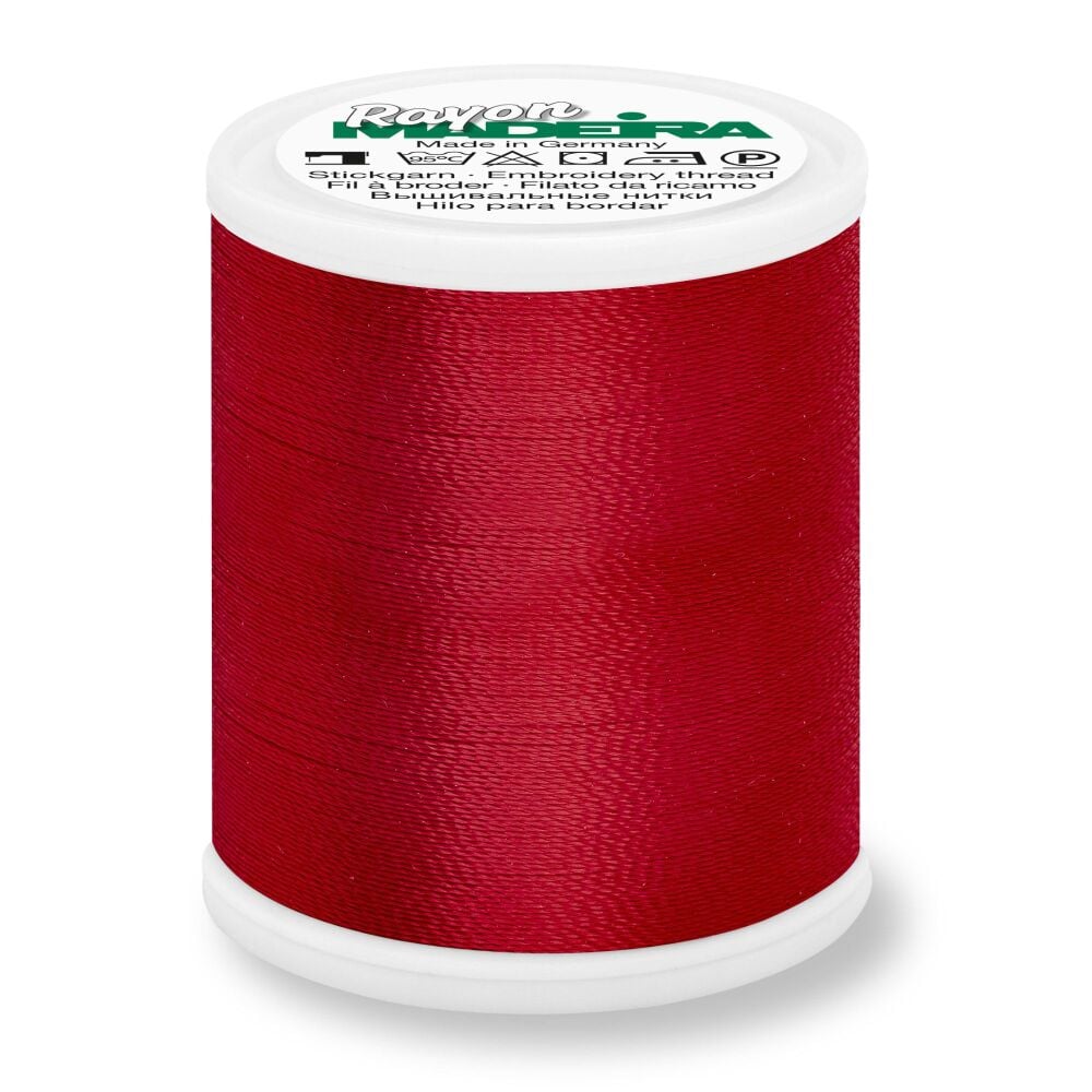 Madeira Rayon No.40 - 1181 Candy Apple Red - 1000 metres