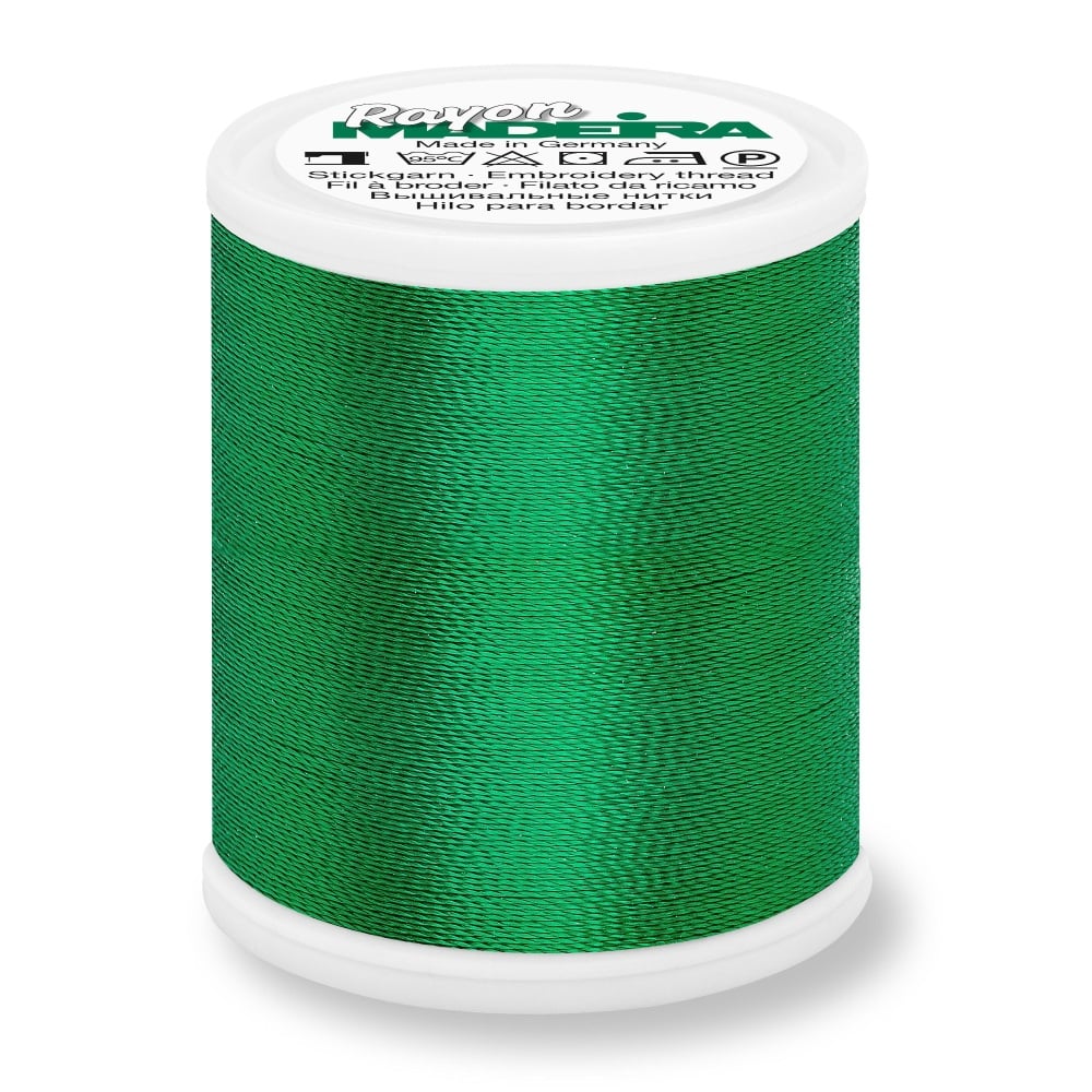 Madeira Rayon No.40 - 1250 Christmas Green - 1000 metres