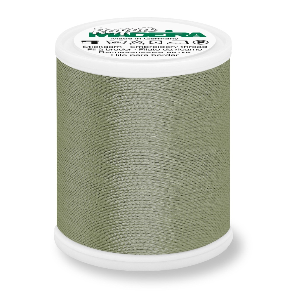 Madeira Rayon No.40 - 1306 Army Green - 1000 metres