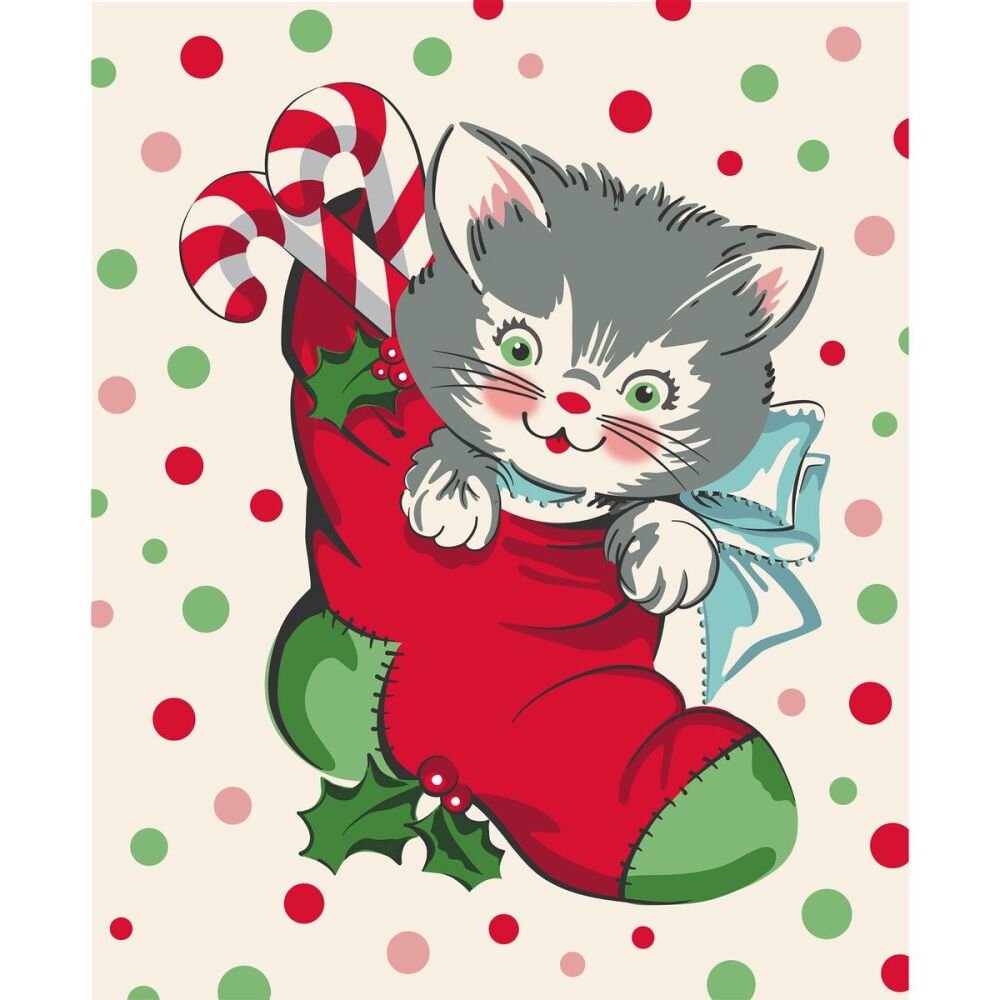 Moda  - Kitty Christmas by Urban Chiks - Panel - 31207 11