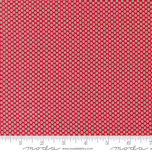 <!--20240807-->Moda  - Kitty Christmas - Polka Dots - 31204 12 (Berry)