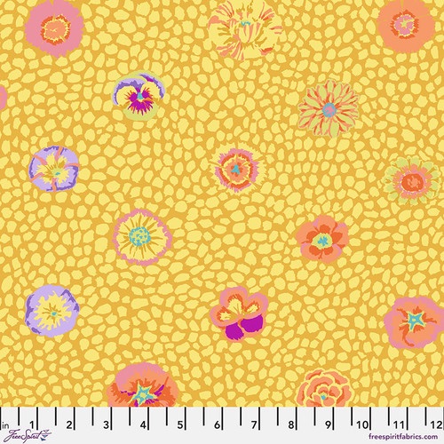 Guinea Flower - Gold - PWGP059.GOLDX - Kaffe Fassett Collective