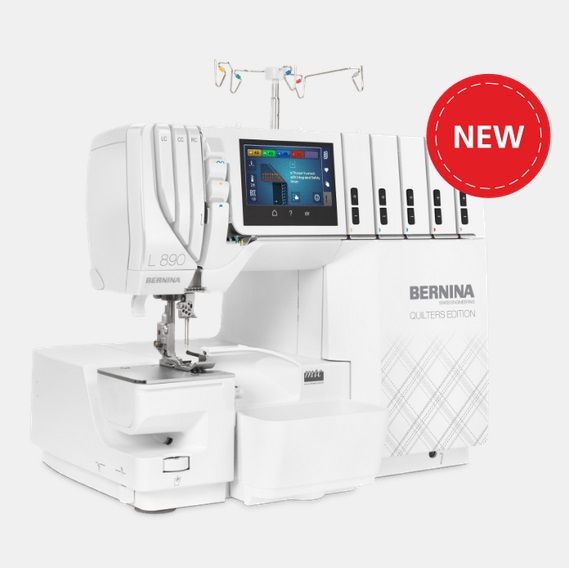 Bernina L890 combined overlock/coverstitch - special Quilting Edition - pre