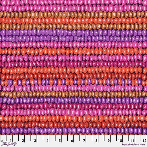 Bead Stripe - Magenta - PWGP050.MAGENTA - Vintage - Kaffe Fassett Collectiv