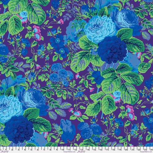 Gradi Floral - Purple - PWPJ053.PURPL - Kaffe Fassett Collective