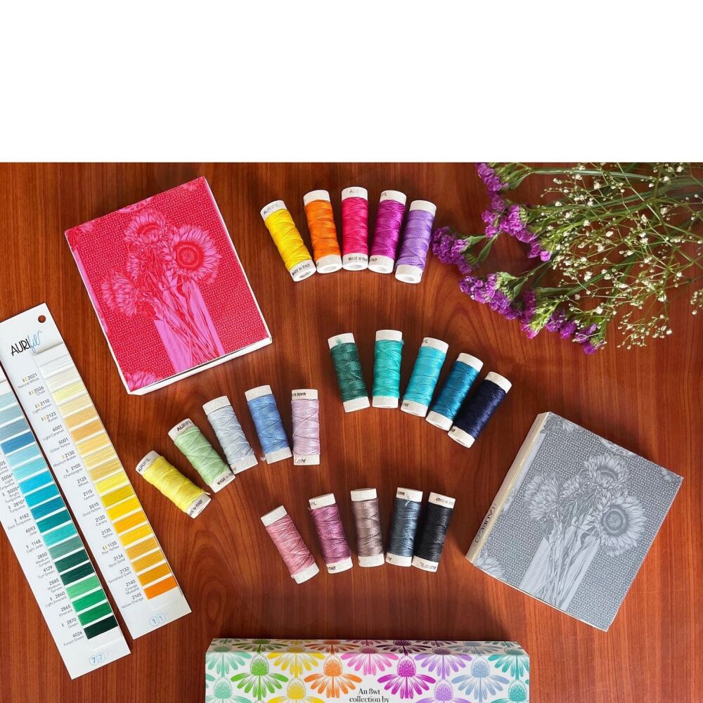 Indelible by Anna Maria Textiles - Aurifil Cotton 8wt - 20 Spools NEW SHADES