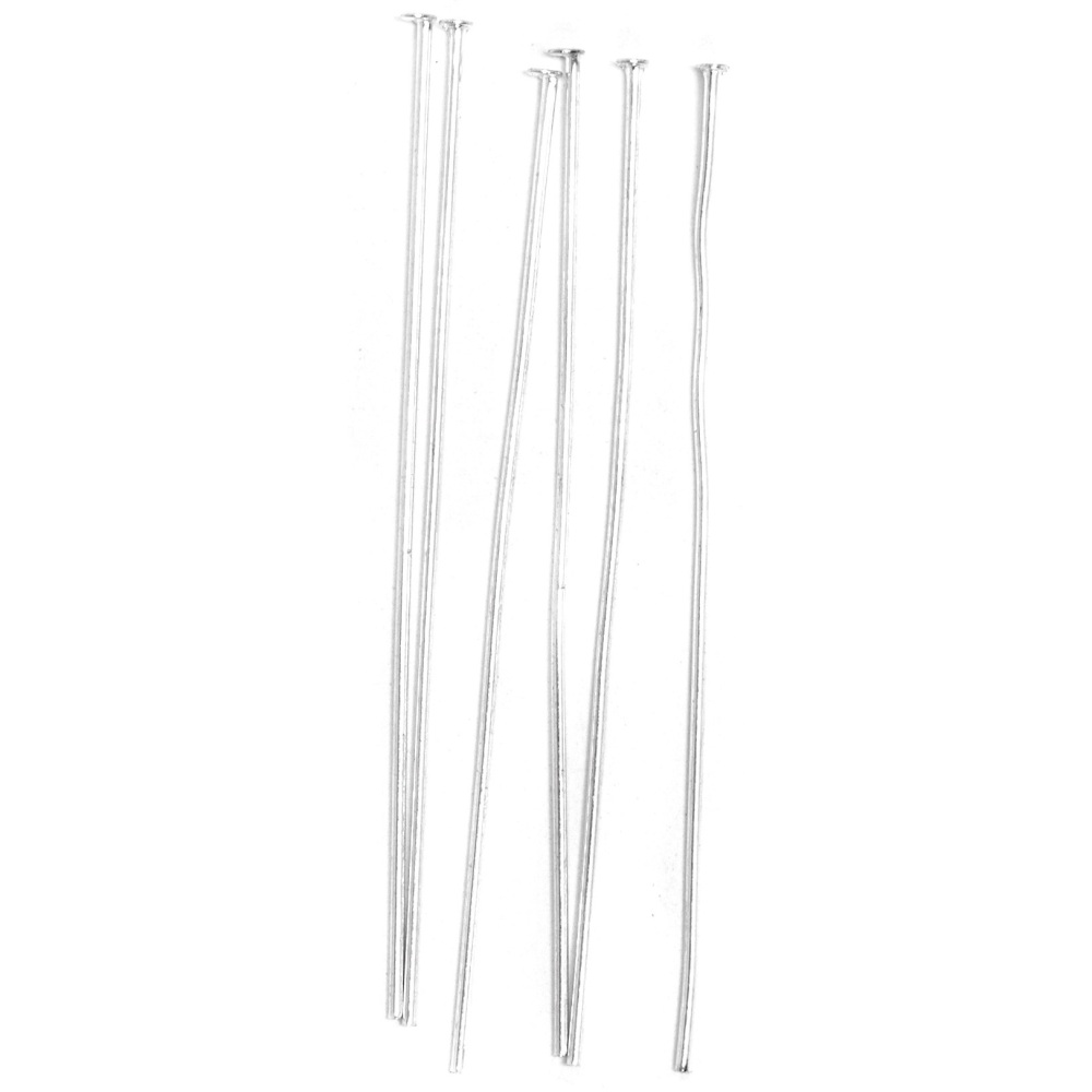 Head Pins - Silver Coloured - 50mm - Trimits (255/01)
