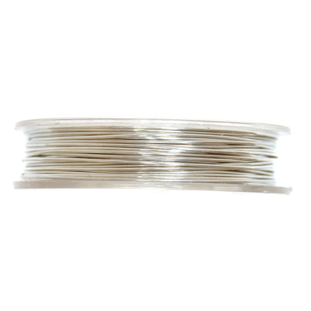 Brass Wire - 0.5mm - Silver - 5 metres - Trimits (CF01/55301)
