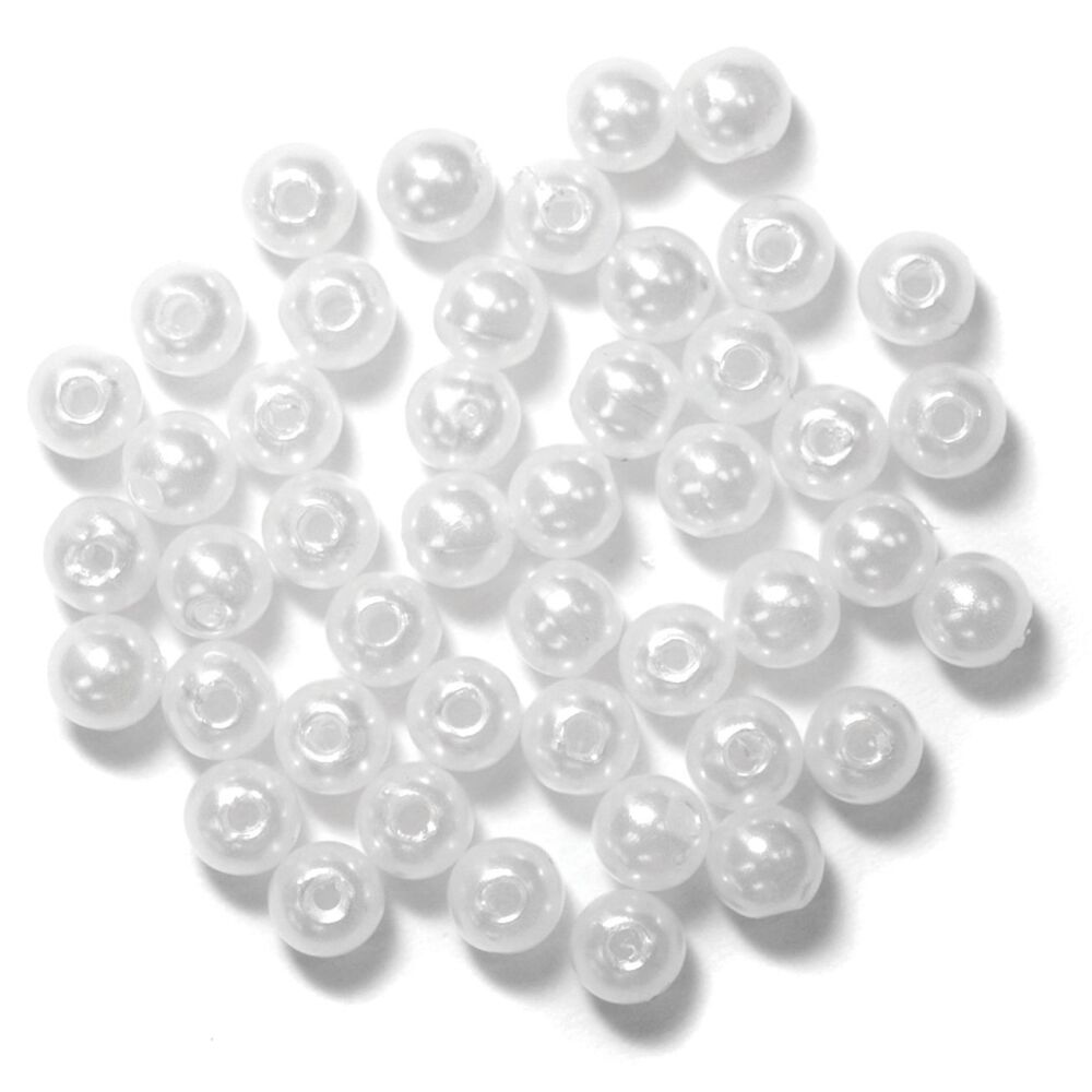 Pearl Beads - 5mm - Pearl - Extra Value Pack of 220 (approx) - Trimits (9205/09)