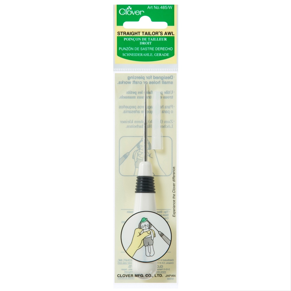 Straight Tailor’s Awl - Clover (CL485/W)