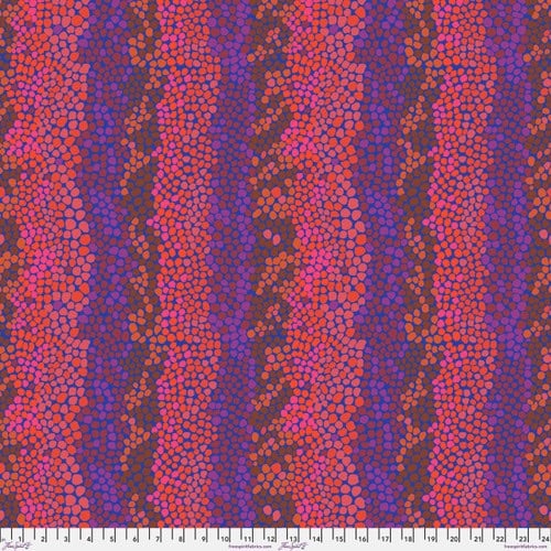 Pebble Mosaic Wide - Prune - QBBM004.PRUNE - Kaffe Fassett Quilt Backing - Last Piece - 1.25 metre length