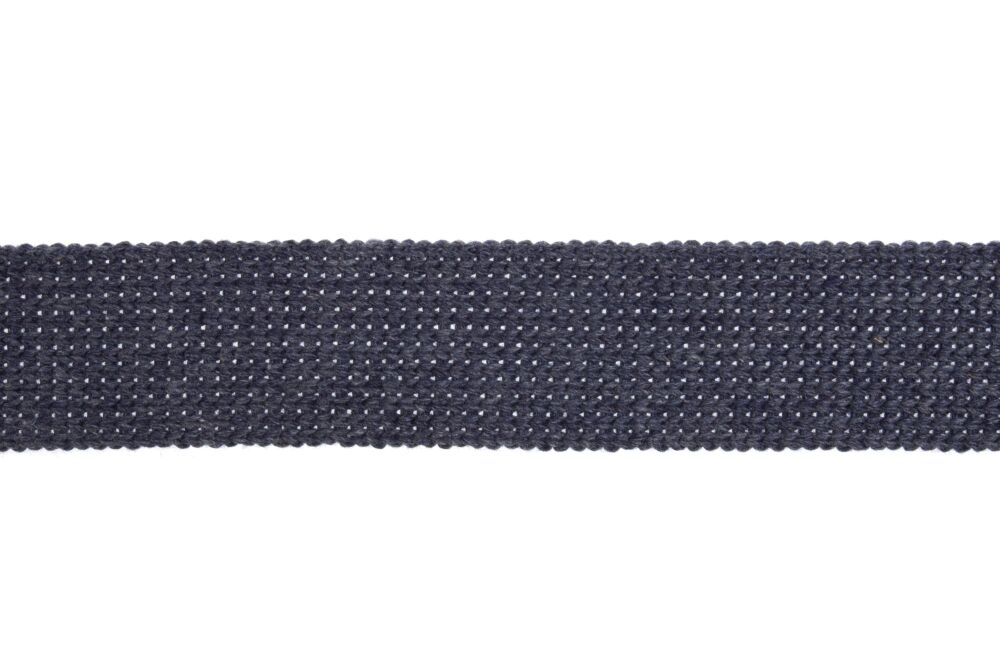 Webbing - Cotton Acrylic - 40mm - Denim - Essential Trimmings (ET618/DEN)