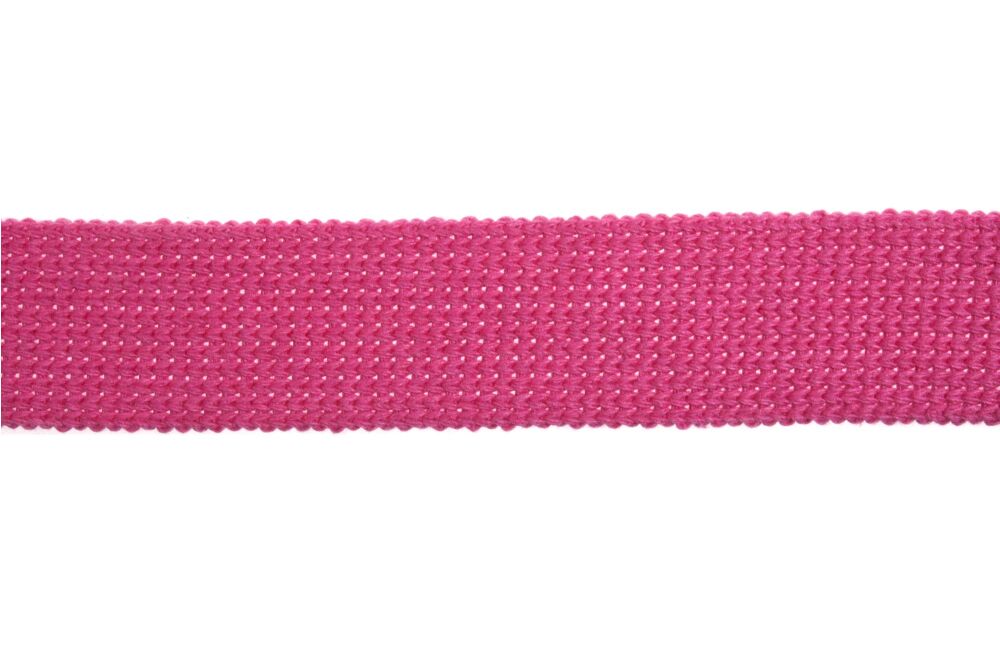 Webbing - Cotton Acrylic - 40mm - Pink - Essential Trimmings (ET618/PNK)