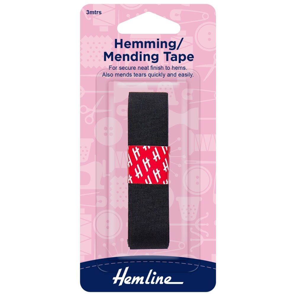 Hemming Tape - Black - 3 metres - Hemline (H790/BLK)