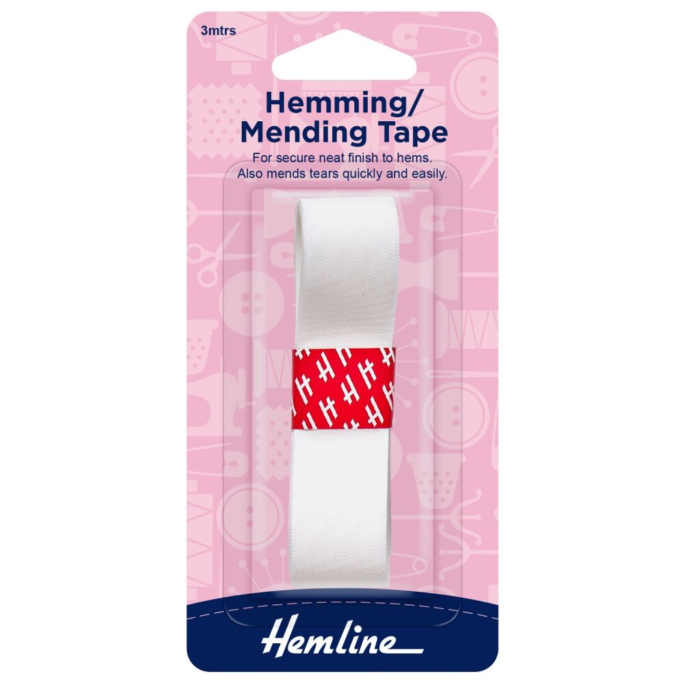 Hemming Tape - White - 3 metres - Hemline (H790/WHT)