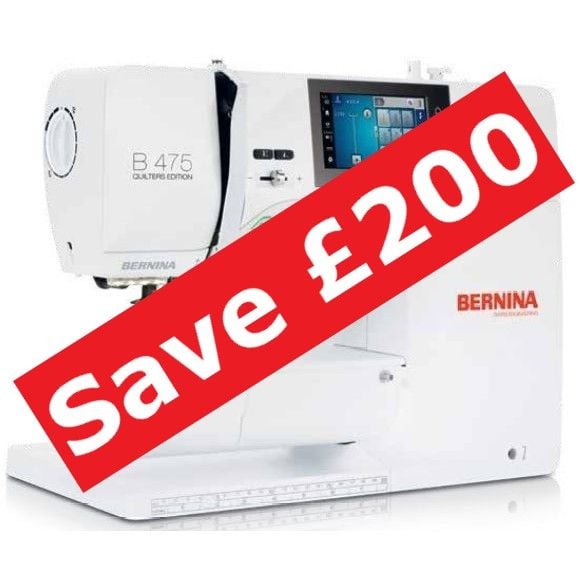 Bernina 475 Quilters Edition - save £200 (usual price £1695)