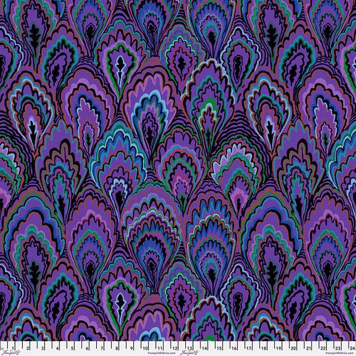 Marble Scallops - Purple - PWGP207.PURPLE - Kaffe Fassett Collective