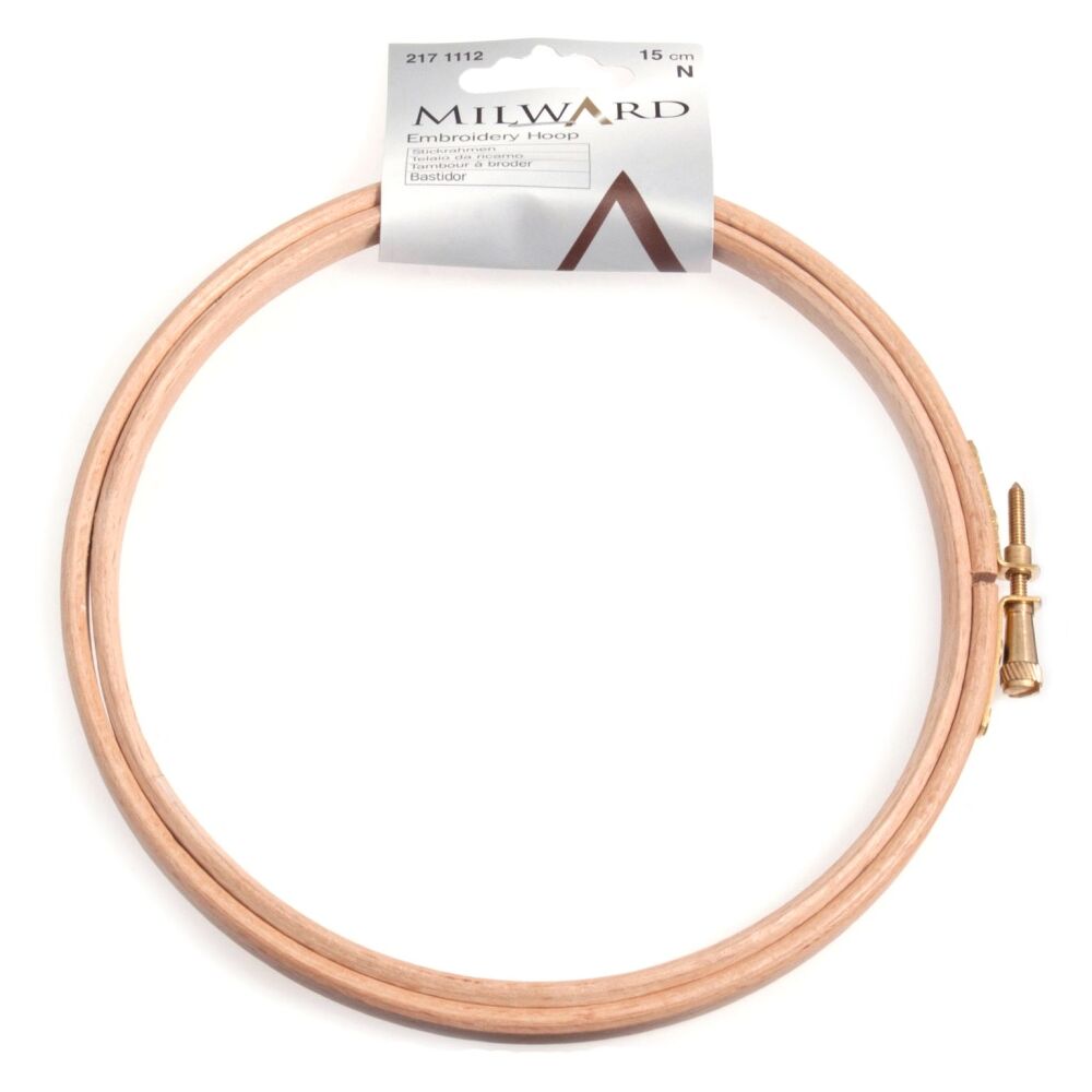 Wooden Embroidery Hoop - 6 inch - Milward (2171112)