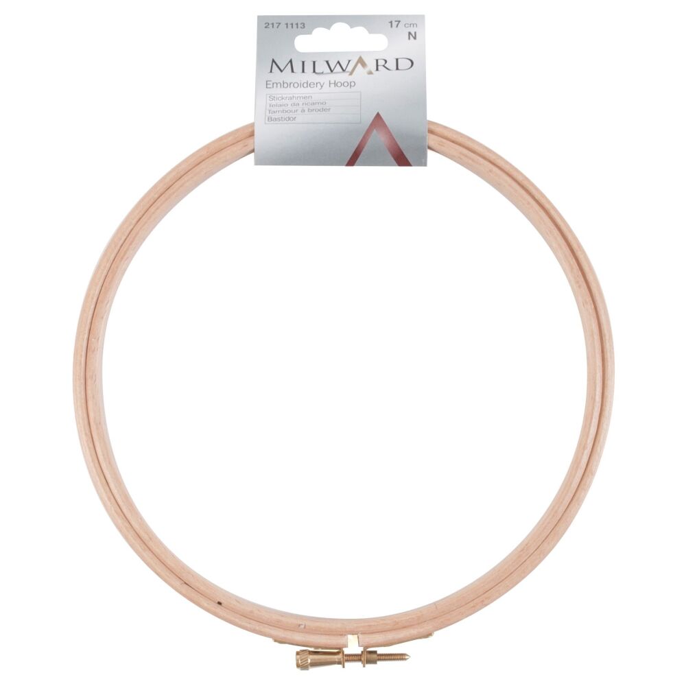 Wooden Embroidery Hoop - 7 inch - Milward (2171113)
