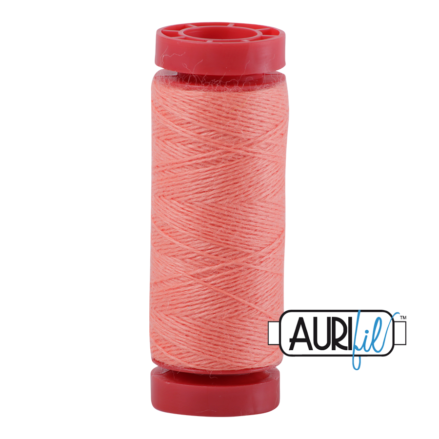 Aurifil Wool 12wt - 8212 Coral - 50 metres
