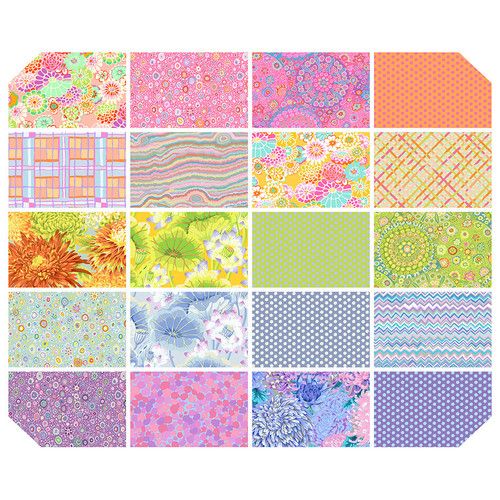 *COMING SOON - NOT YET AVAILABLE TO PURCHASE* - Kaffe Fassett Classics Plus - 5" Charm - Sorbet - FB6CPGP.SORBET