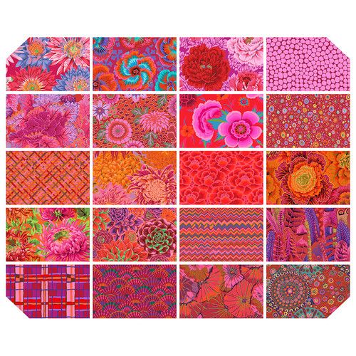 *COMING SOON - NOT YET AVAILABLE TO PURCHASE* - Kaffe Fassett Classics Plus - 5" Charm - Ruby - FB6CPGP.RUBY