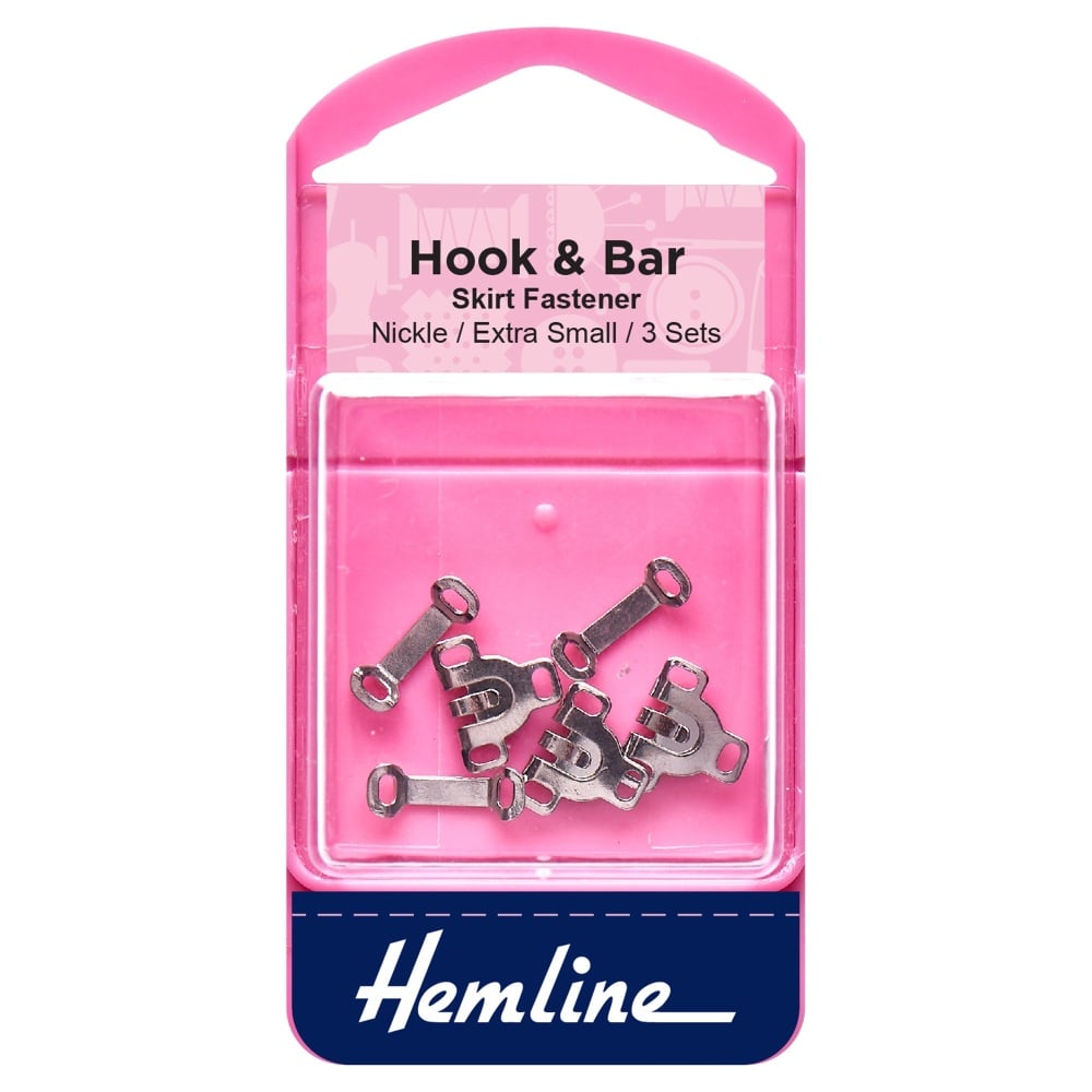 Hooks & Bars - Nickel - Extra Small - Hemline (H430.XS)