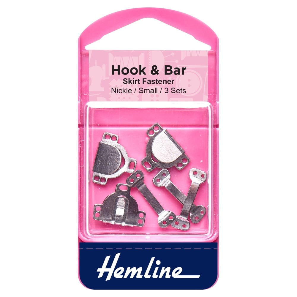 Hooks & Bars - Nickel - Small - Hemline (H430.S)