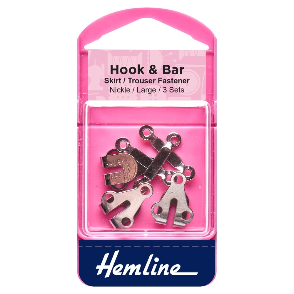 Hooks & Bars - Nickel - Large - Hemline (H430.L)