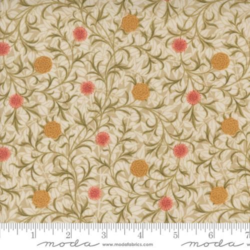 Morris Manor - Best Of Morris by Barbara Brackman - Scroll - No. 8393 11 (Porcelain)