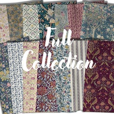 Morris & Co - Red House - Fat Quarter Bundle - Full Collection (14 Fat Quarters) - Free Spirit Fabrics