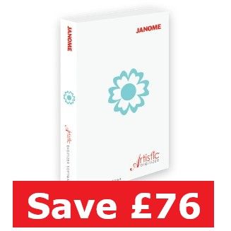 Janome Artistic Digitizer - Save £76 (usual price £675)