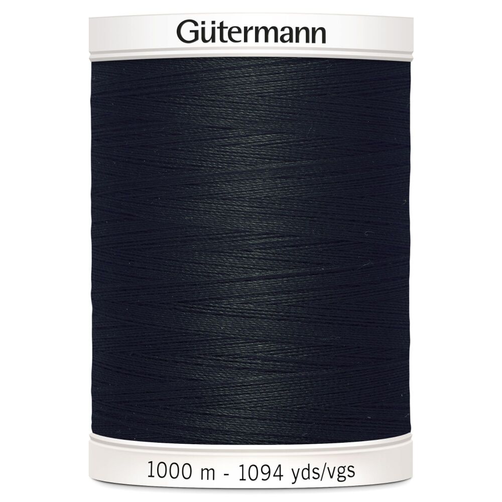Gutermann Sew-all Thread - 1000m - Col.000 Black