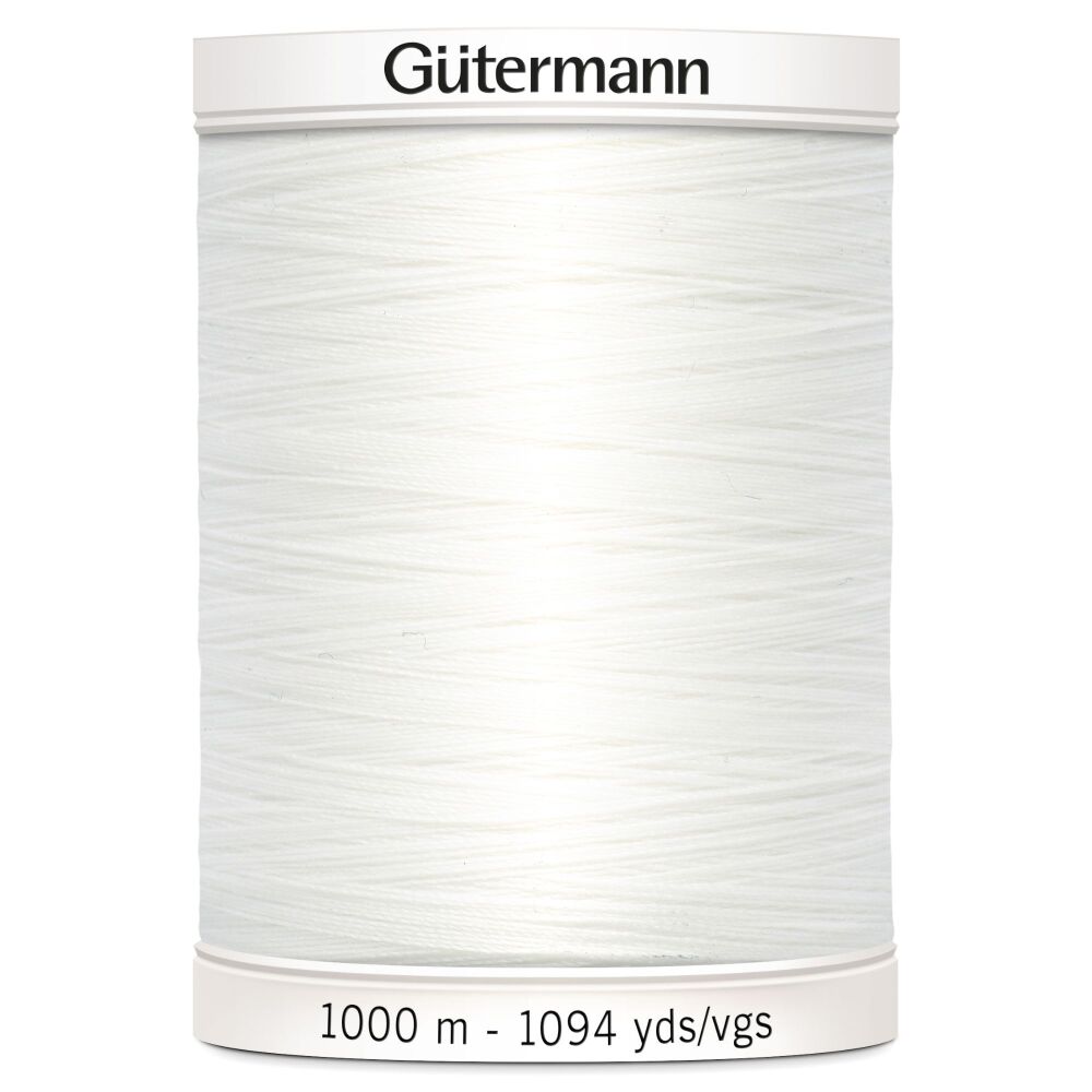 Gutermann Sew-all Thread - 1000 metre - Col.800 White
