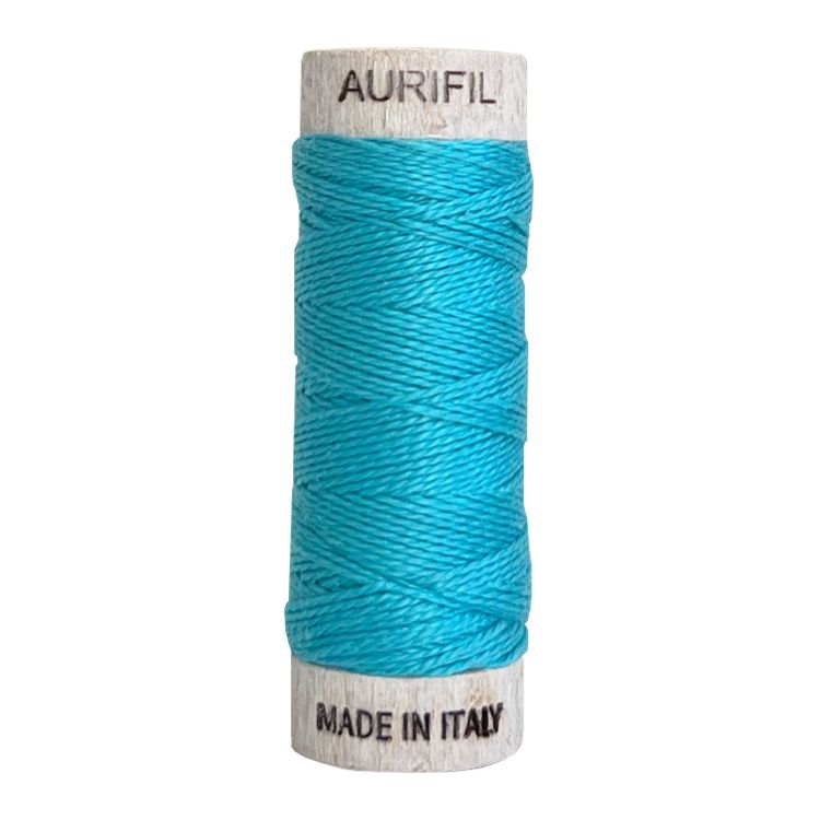 Aurifil Cotton 8wt - 5005 Bright Turquoise - 35 metres - PRE-ORDER NOW! EXPECTED EARLY JUNE
