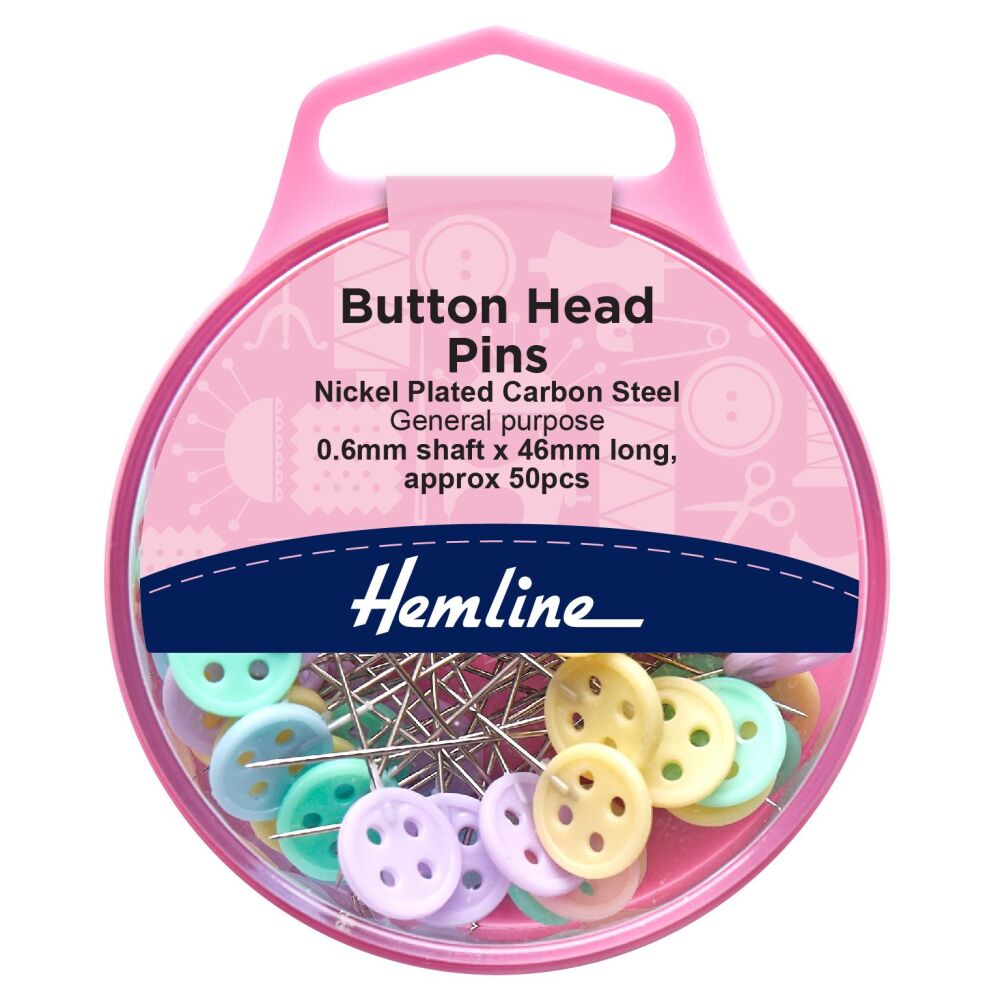 Button Head Pins - Hemline (H720)