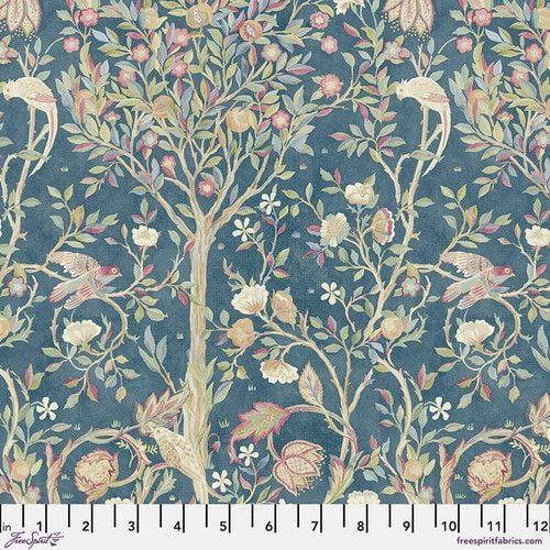 Morris & Co - Red House - Small Melsetter (Teal) - PWWM122.TEAL