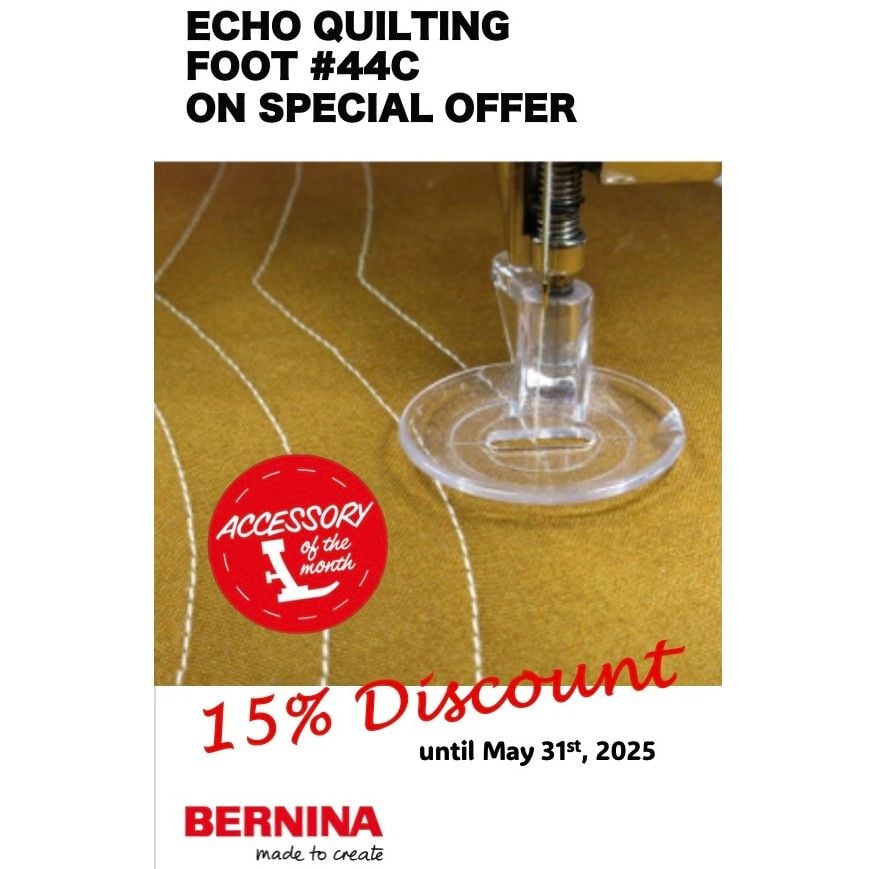 Bernina Echo Quilting and CutWork Foot #44C - save 15% - Accessory Of The M